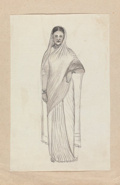 Indian Woman by Gangaram Chintaman Tambat