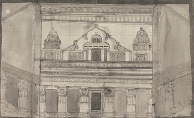 Outside View of Biskuma Ka Joompra by Gangaram Chintaman Tambat