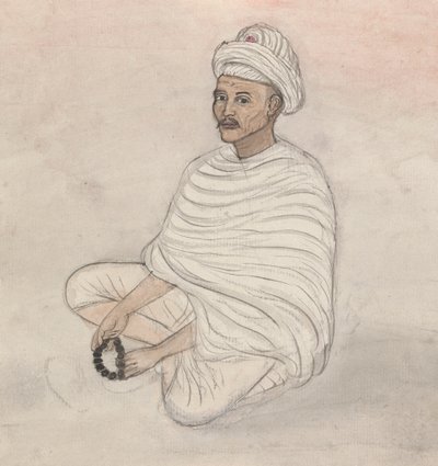 Praying Man by Gangaram Chintaman Tambat