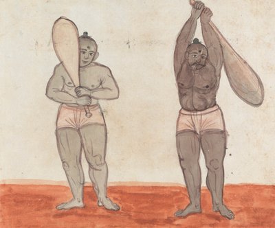Two Jeyties Weightlifting by Gangaram Chintaman Tambat