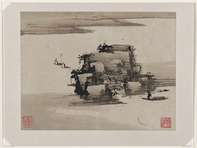 Finger Painting, from an Album of Ten by Gao Qipei