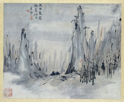 Painting by Gao Qipei