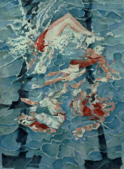 Synchronised Swimming, 1989 by Gareth Lloyd Ball