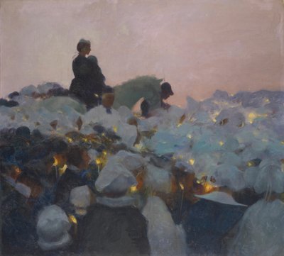 Pardon in Brittany, 1896 by Gaston La Touche