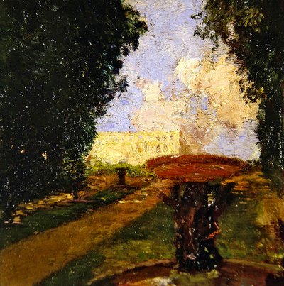 Garden Scene by Gaston de la Touche