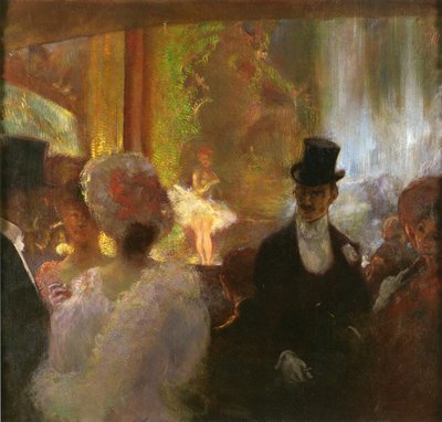 At the Music Hall by Gaston de la Touche