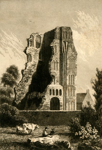 Ruins of a Monastery at Canterbury, c. 1842 by Gaucherel