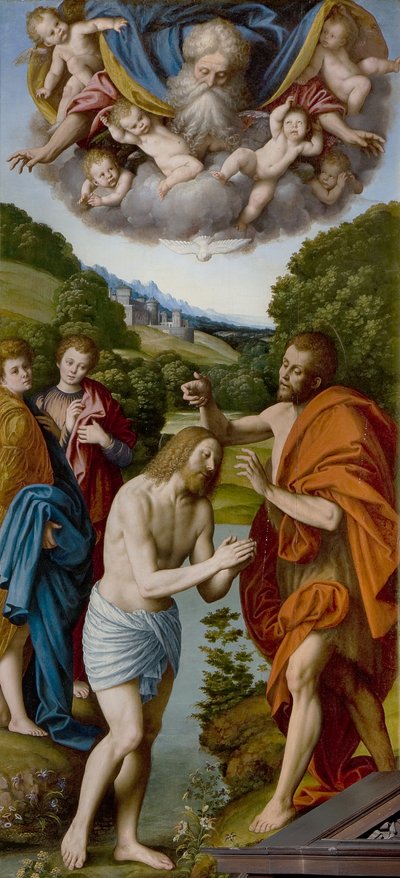 Baptism of Christ by Gaudenzio Ferrari