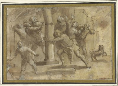 Samson Destroys the Temple by Gaudenzio Ferrari