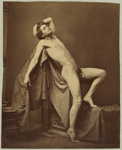 Male Figure in Repose by Gaudenzio Marconi