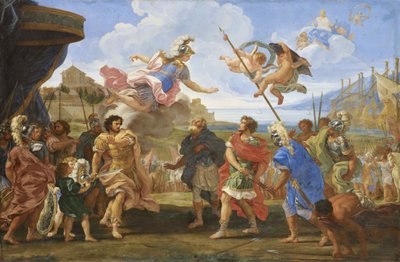 The Quarrel Between Agamemnon and Achilles by Gaulli