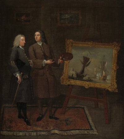 Thomas Walker and Peter Monamy by Gawen Hamilton