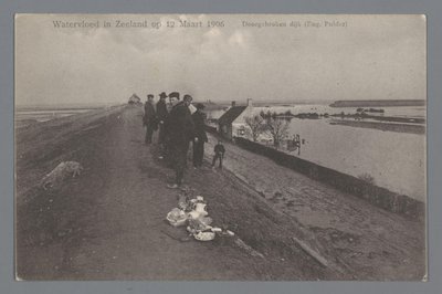 Flood in Zeeland by Gebroeders van Straaten