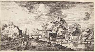 Bridge at Maarssen by Geertruyt Roghman
