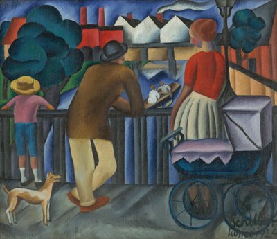 Townscape by Gejza Schiller