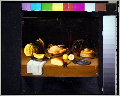 Kitchen Still Life by Georg (attr. to) Flegel