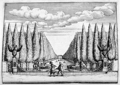 Chateau and Garden Design, 1664 by Georg Andreas Bockler
