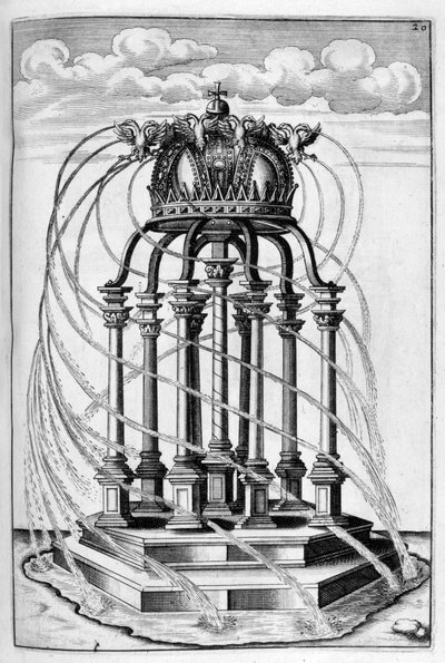 Fountain Design, 1664 by Georg Andreas Bockler