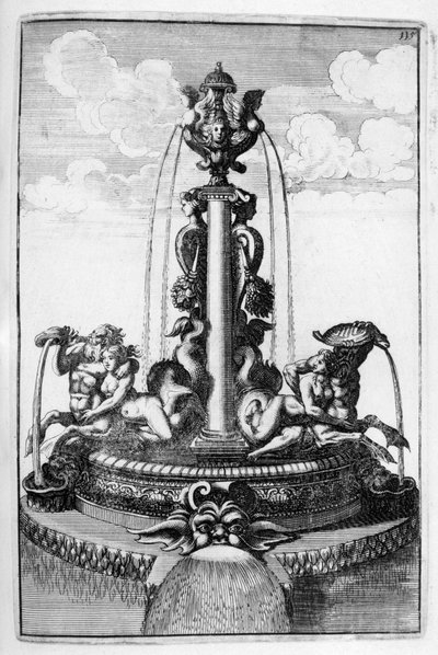 Fountain Design by Georg Andreas Bockler