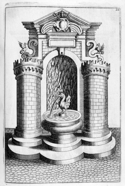 Fountain Design by Georg Andreas Bockler