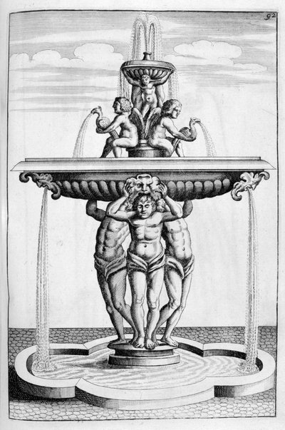 Fountain Design by Georg Andreas Bockler