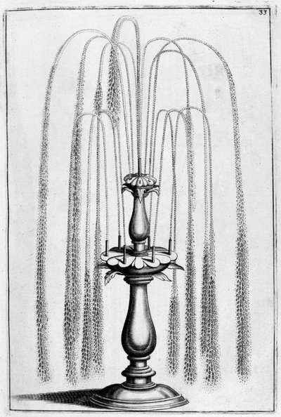Ornamental Fountain Design, 1664 by Georg Andreas Bockler
