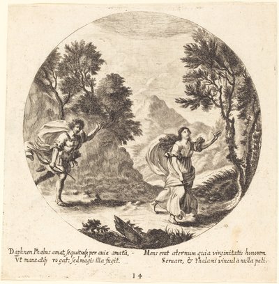 Apollo and Daphne by Georg Andreas Wolfgang the Elder