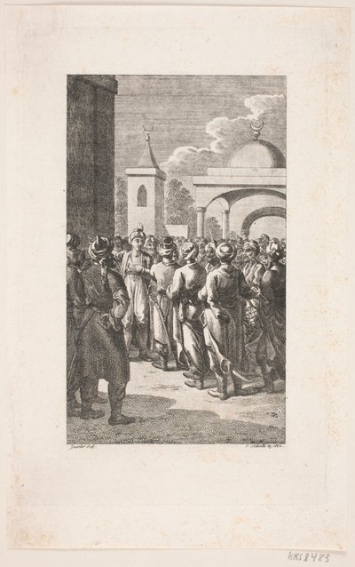Turkish Street Scene by Georg Christian Schule