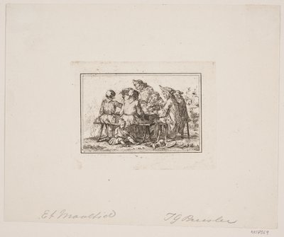 A Peasant Meal by Georg Haas