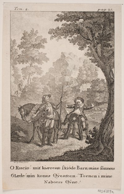 Illustration to Don Quixote by Georg Haas
