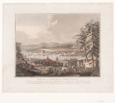 View over the City of Kristiania by Georg Haas