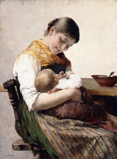 Mother and Child by Georg Jacobides