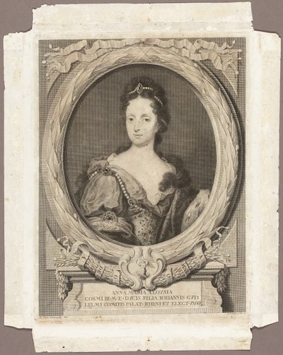Anna Maria Luisa by Georg Martin Preissler