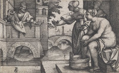David and Bathsheba by Georg Pencz