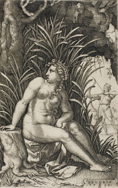 Procris, from Greek Heroines by Georg Pencz
