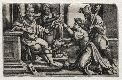 The Mouth of Truth by Georg Pencz