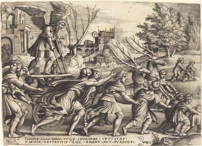 The Triumph of Time by Georg Pencz
