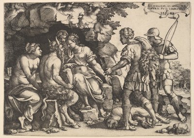 Thetis and Chiron by Georg Pencz