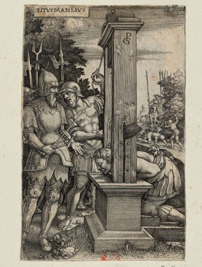 Titus Manlius, c. 1535 by Georg Pencz