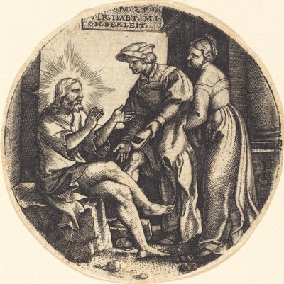 To Clothe the Naked by Georg Pencz