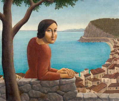 Girl in Southern Bay by Georg Schrimpf