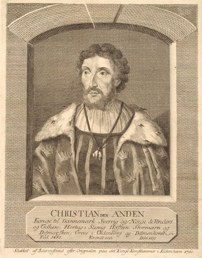Christian II by Georg Vilhelm Baurenfeind