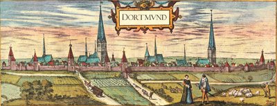Dortmund by Georg and Hogenberg Franz (1535 90) Braun
