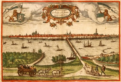 Kampan, Germany by Georg and Hogenberg Franz (1535 90) Braun