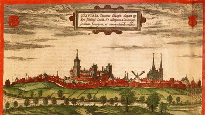 Kleve, Germany by Georg and Hogenberg Franz (1535 90) Braun