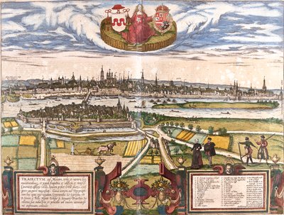 Maastricht, Netherlands by Georg and Hogenberg Franz (1535 90) Braun