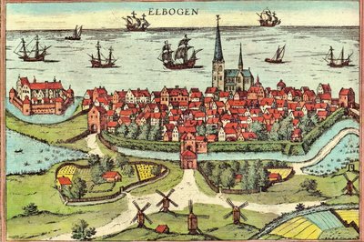 Malmo, Sweden by Georg and Hogenberg Franz (1535 90) Braun