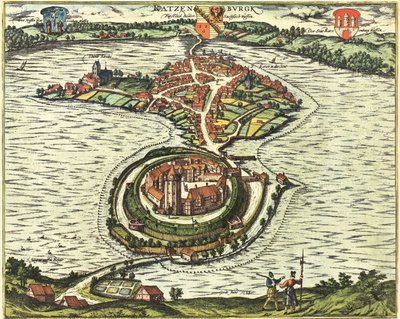 Ratzeburg, Germany by Georg and Hogenberg Franz (1535 90) Braun
