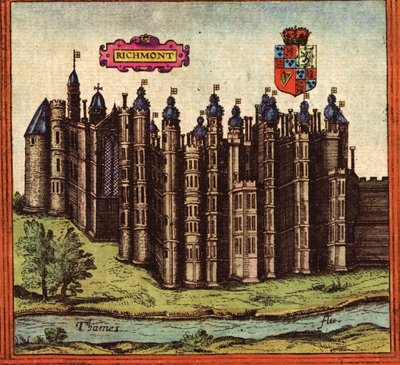 Richmond, England by Georg and Hogenberg Franz (1535 90) Braun
