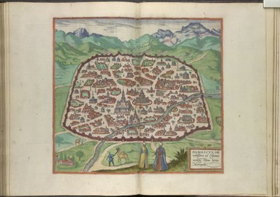 Damascus by Georg and Hogenberg Franz Braun